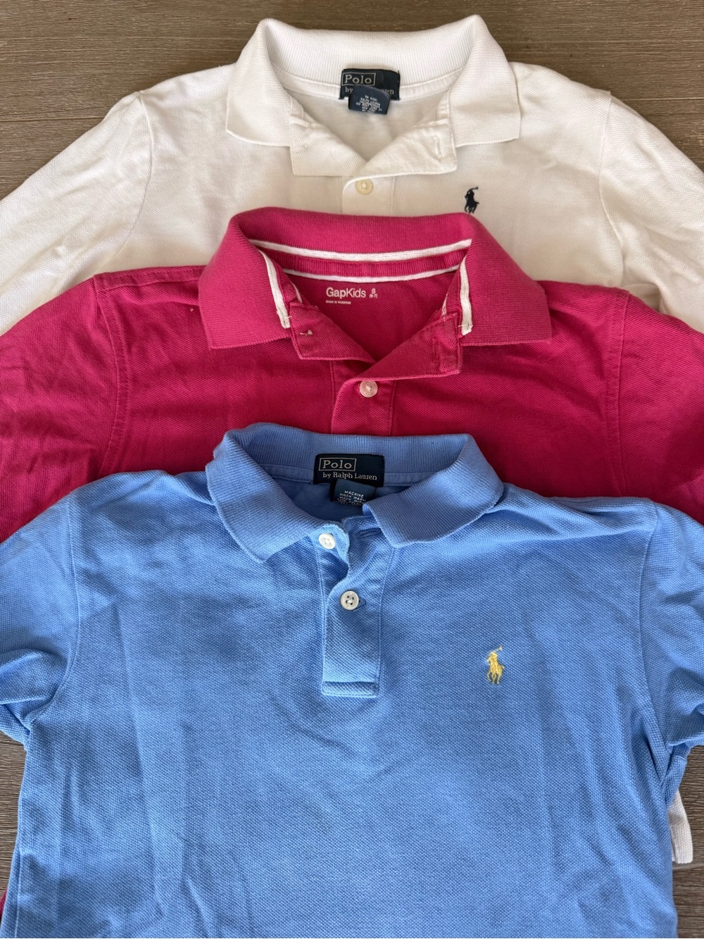 Boy’s Polo Shirt’s Bundle Set of 3 Preppy size 7